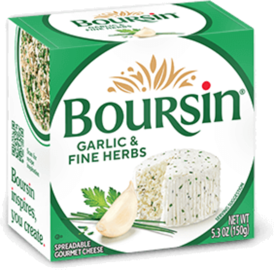 Boursin Garlic & Fine Herbs cheese
